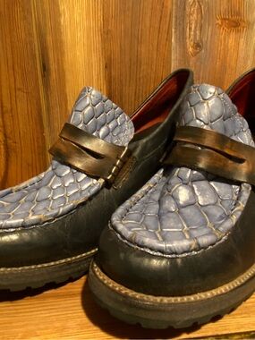 FREEBIRD by Steven Bristol Leather Heeled Loafers